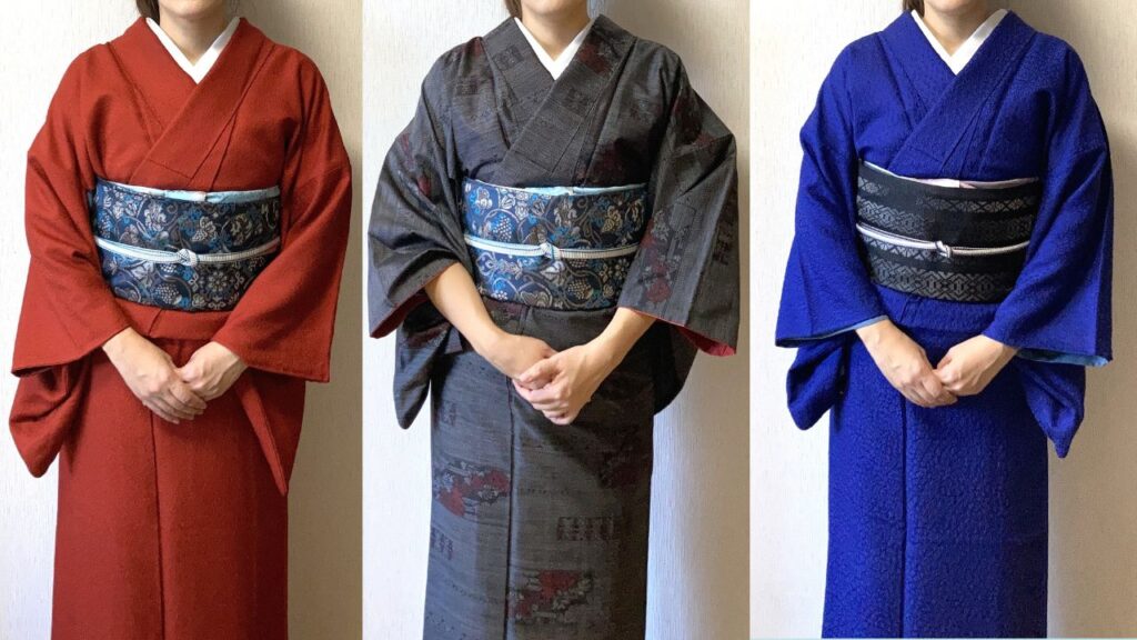 博多織の帯でコーディネート
